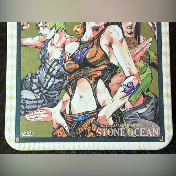 JJBA Jojo’s Bizarre Adventure Part 6 Stone Ocean Art Coaster Mini Shikishi Japan - Picture 5 of 5